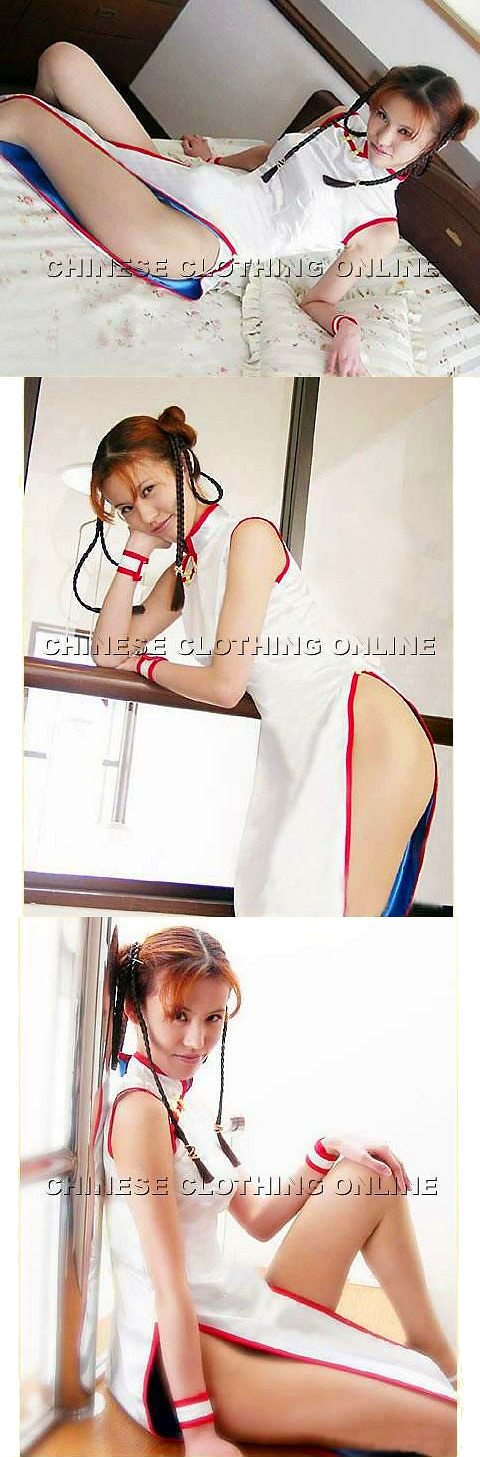 Sleeveless High Slits Long-length Sexy Cheongsam (CM)