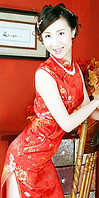 Sleeveless Long-length Cheongsam (CM)