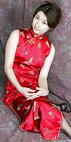 Sleeveless Long-length Cheongsam (CM)