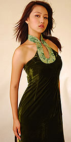 Sleeveless Bareback Long-length Cheongsam (CM)