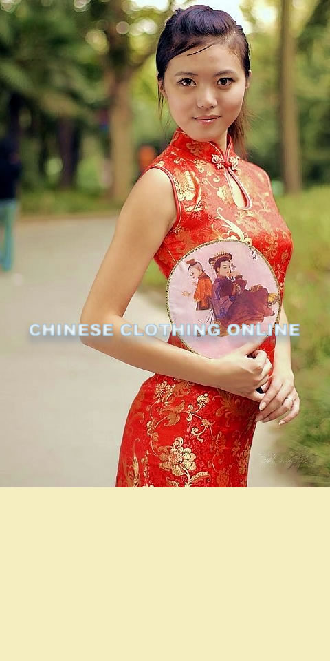 Sleeveless Long-length Cheongsam (CM)