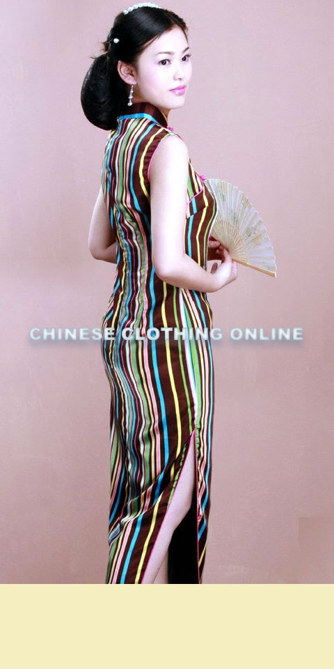 Sleeveless Long-length Cheongsam (CM)