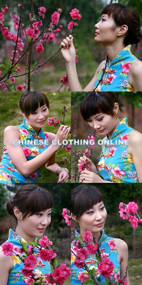 Cut-in Shoulders Long-length Cheongsam (CM)