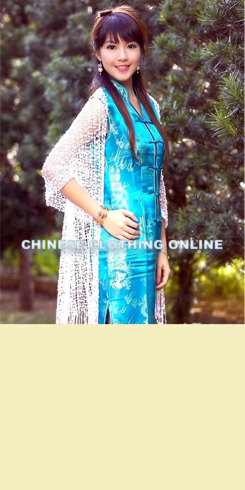 Sleeveless Long-length Cheongsam (CM)