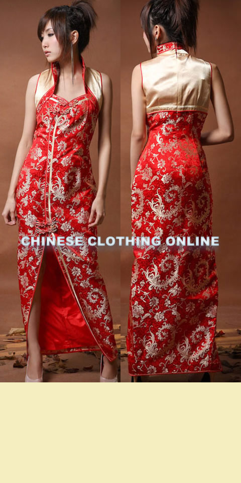 Sleeveless Long-length Cheongsam (CM)