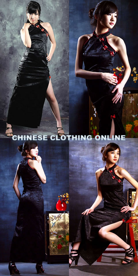 Cut-in Shoulders Long-length Cheongsam (CM)