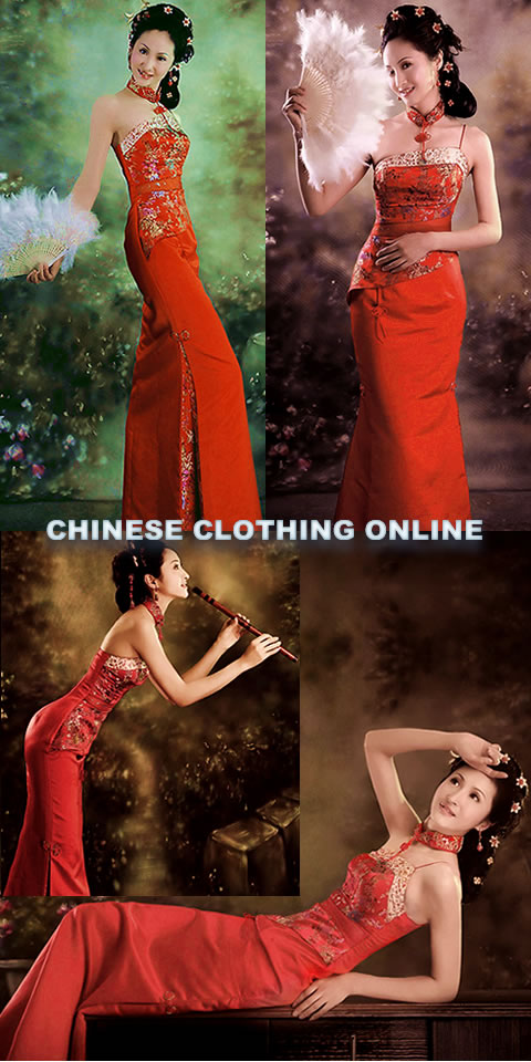 Bare Shoulders Fishtail Cheongsam (CM)