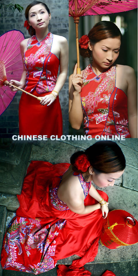 Bare Shoulders Long-length Cheongsam (CM)