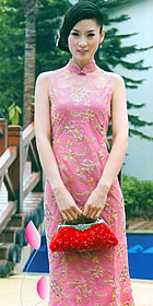 Sleeveless Long-length Cheongsam (CM)