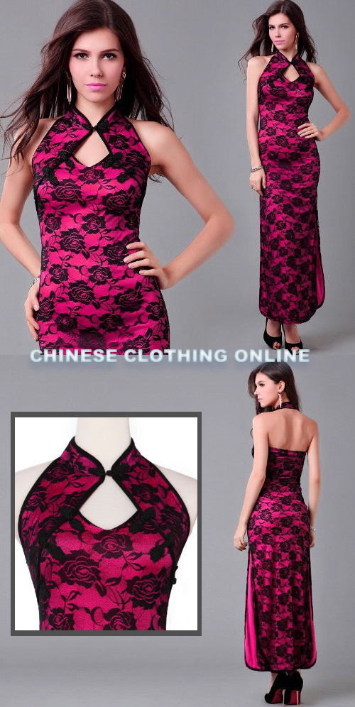 Sleeveless Long-length Cheongsam (CM)