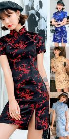 Short-sleeve Short-length Cheongsam (CM)