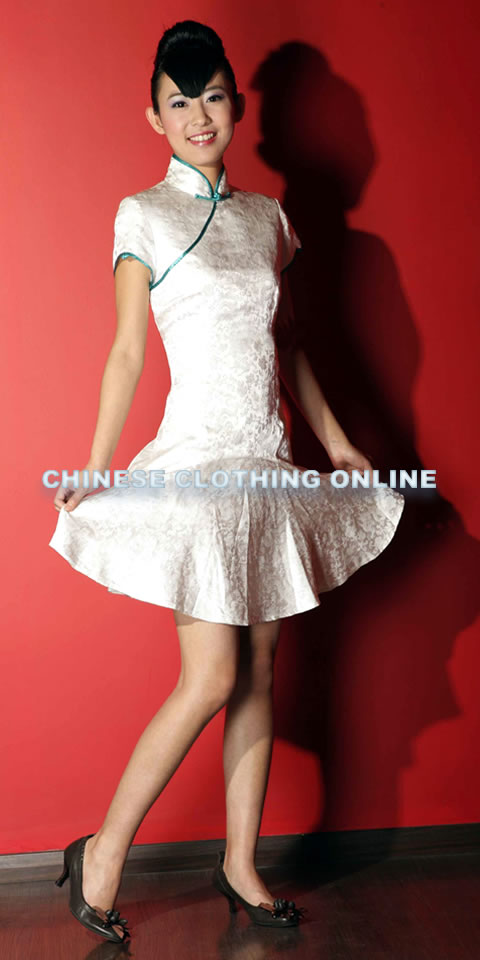 Short-sleeve Short-length Cheongsam (CM)