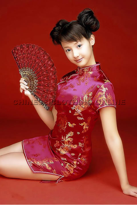 Short-sleeve Short-length Cheongsam (CM)