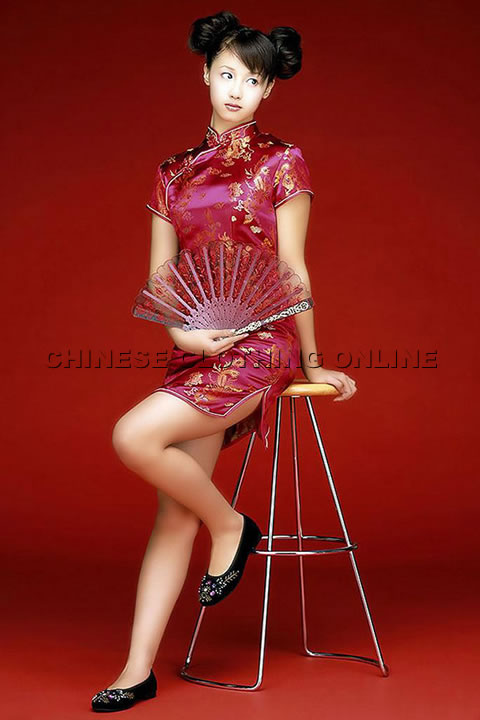 Short-sleeve Short-length Cheongsam (CM)