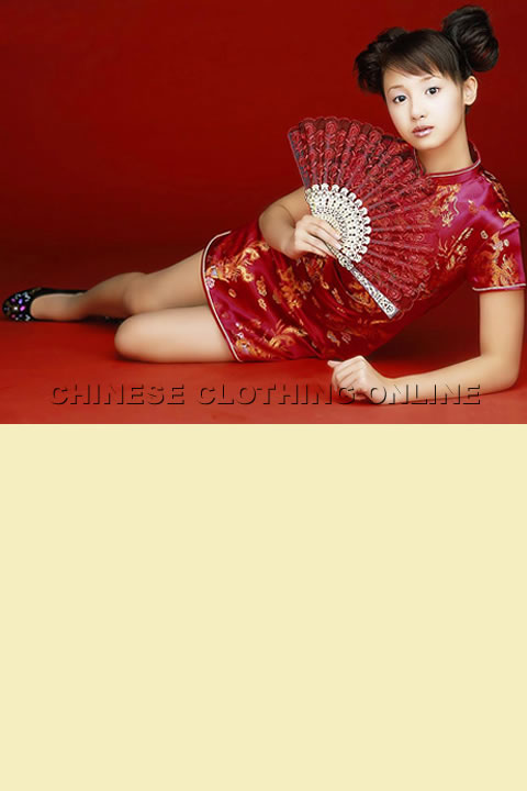 Short-sleeve Short-length Cheongsam (CM)