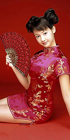 Short-sleeve Short-length Cheongsam (CM)