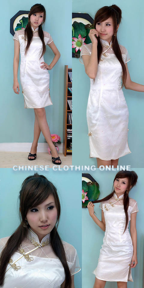 Cup-sleeve Short-length Cheongsam (CM)