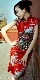 Cup-sleeve Short-length Cheongsam (CM)