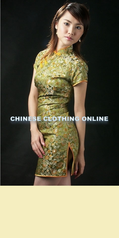 Short-sleeve Short-length Cheongsam (CM)