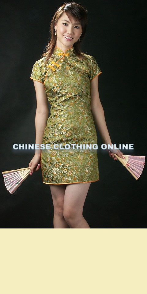 Short-sleeve Short-length Cheongsam (CM)