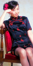 Short-sleeve Short-length Cheongsam (CM)