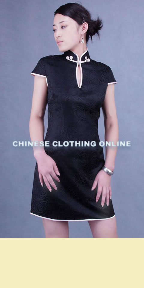 Cup-sleeve Short-length Cheongsam (CM)