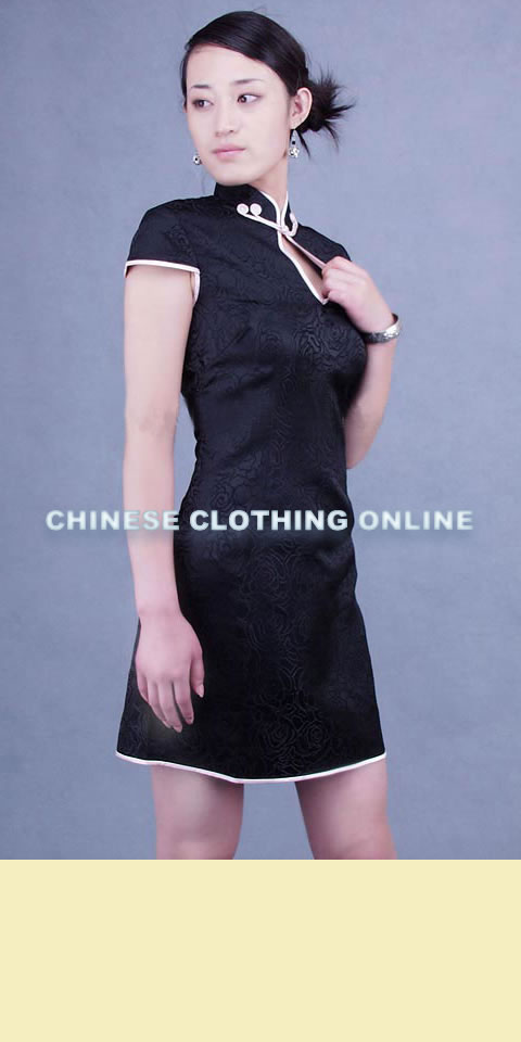 Cup-sleeve Short-length Cheongsam (CM)