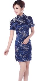 Short-sleeve Short-length Cheongsam (CM)