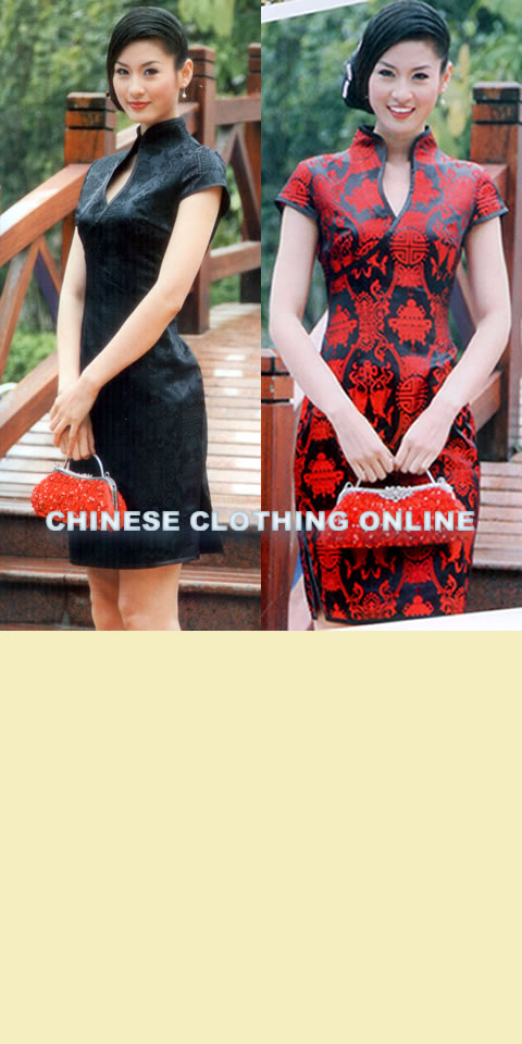 Cup-sleeve Short-length Cheongsam (CM)