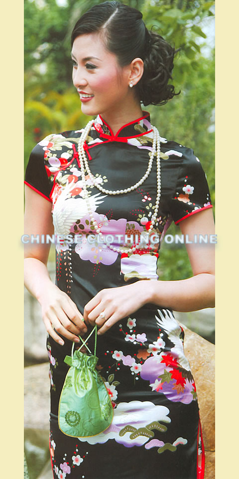 Short-sleeve Short-length Cheongsam (CM)