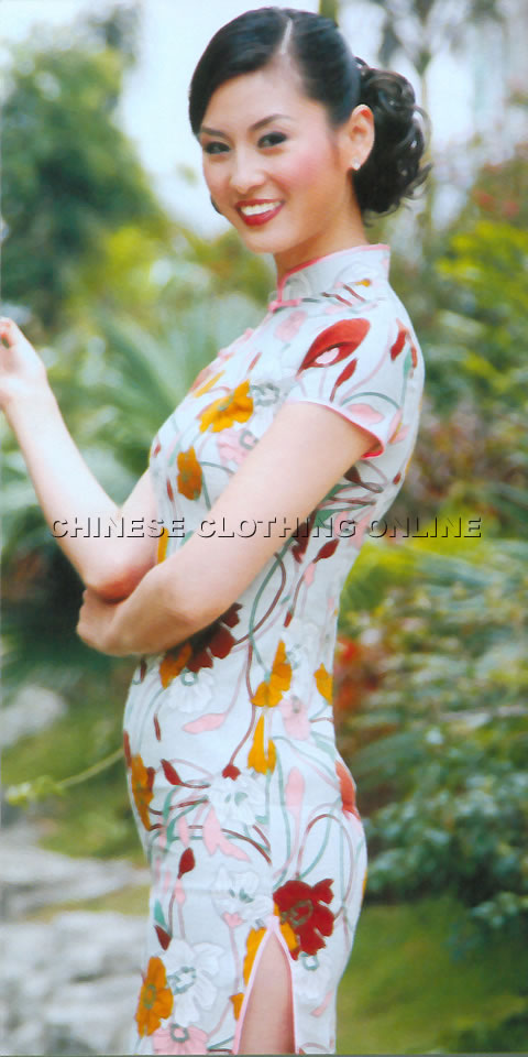 Short-sleeve Short-length Cheongsam (CM)