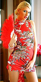 Sleeveless Short-length Cheongsam (CM)