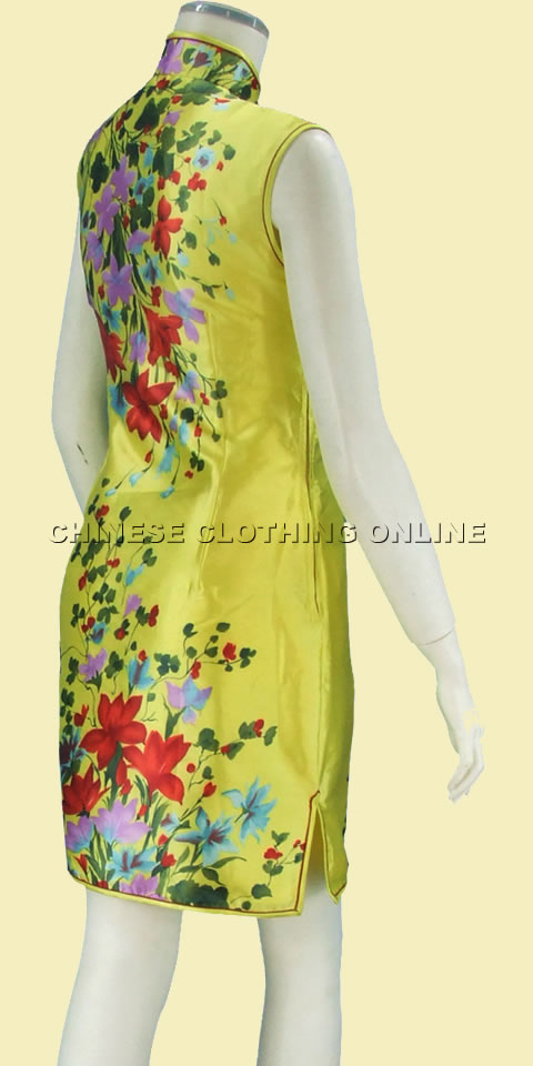 Sleeveless Short-length Cheongsam (CM)