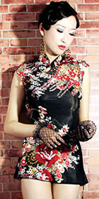 Sleeveless Short-length Cheongsam (CM)