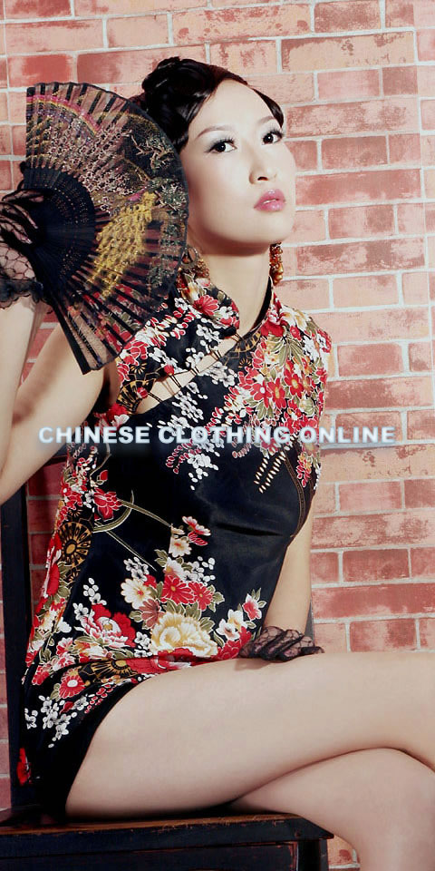 Sleeveless Short-length Cheongsam (CM)