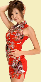 Sleeveless Short-length Cheongsam (CM)