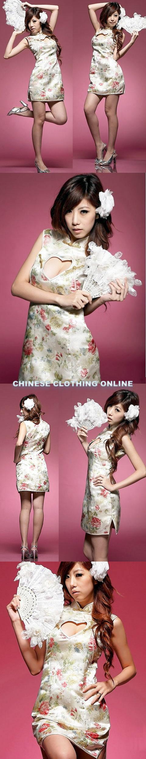 Sleeveless Short Cheongsam (CM)