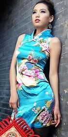 Sleeveless Short-length Cheongsam (CM)