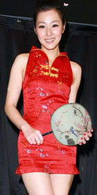 Cut-in Shoulders Short-length Cheongsam (CM)