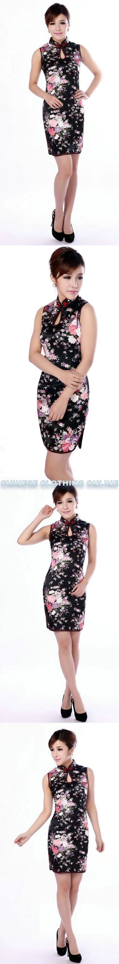 Sleeveless Short-length Cheongsam (CM)