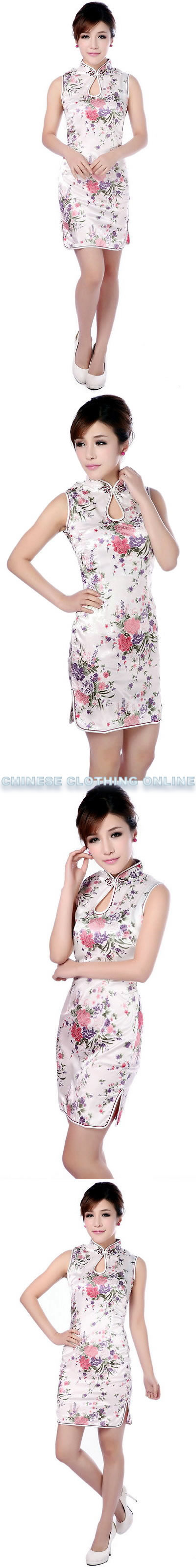 Sleeveless Short-length Cheongsam (CM)