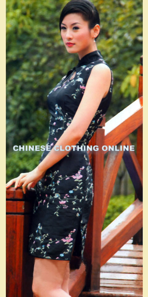 Sleeveless Short-length Cheongsam (CM)