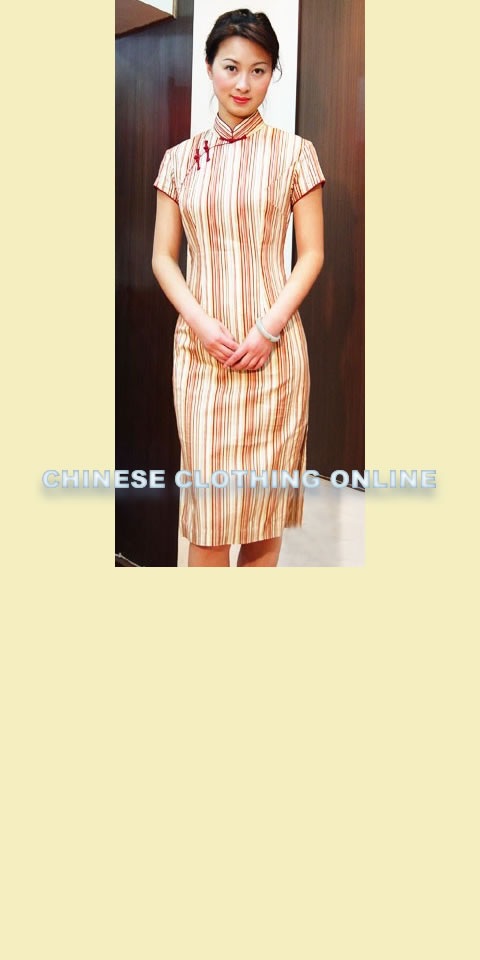 Short-sleeve Mid-length Cheongsam (CM)