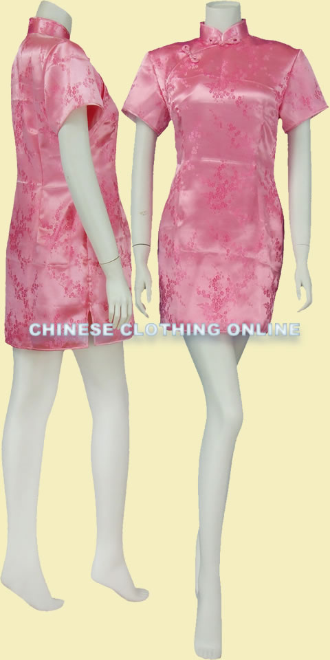 Short-sleeve Mid-length Cheongsam (CM)