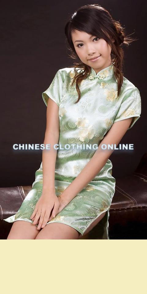 Short-sleeve Mid-length Cheongsam (CM)