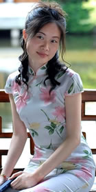 Cup-sleeve Mid-length Cheongsam (CM)