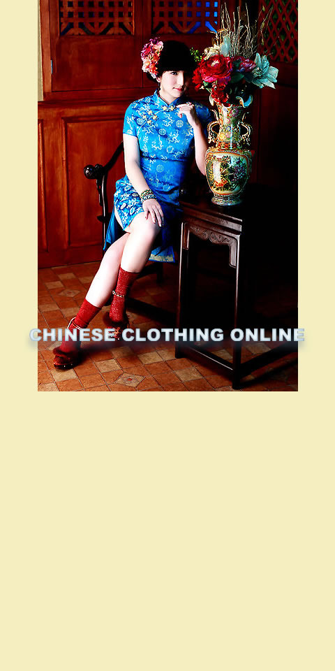 Short-sleeve Mid-length Cheongsam (CM)