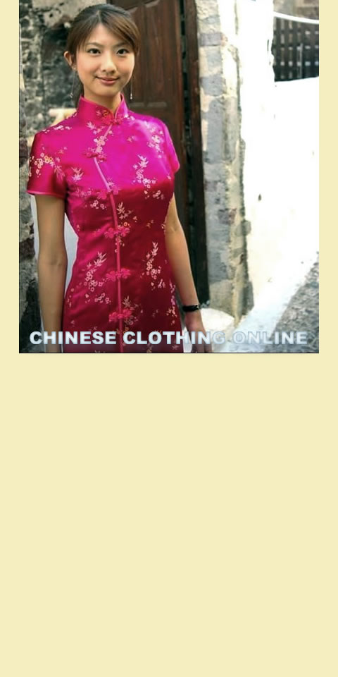 Short-sleeve Mid-length Cheongsam (CM)