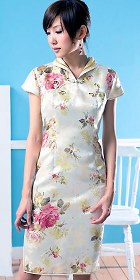 Cup-sleeve Mid-length Cheongsam (CM)