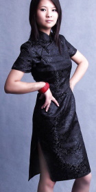 Short-sleeve Mid-length Cheongsam (CM)